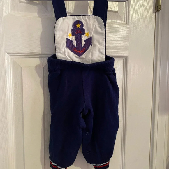 Vintage Knit Overalls - Picture 2 of 6